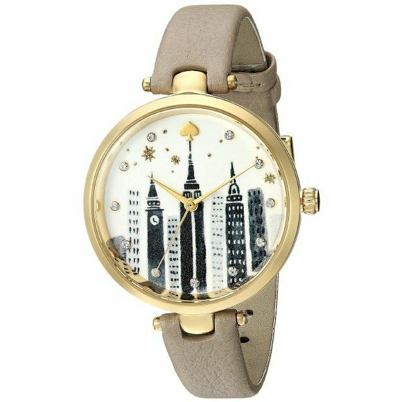 kate spade Accessories - Kate Spade New York Holland gray leather watch
